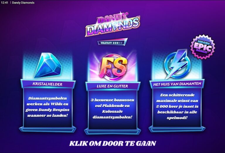 Screenshot 1 van Dandy Diamonds